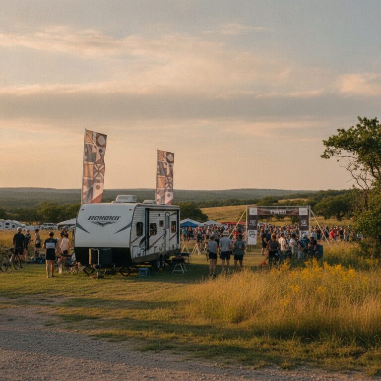 RV rental for Land Run 100 Gravel Bike Race near Warr Acres OK