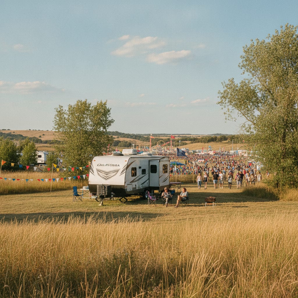 RV rental for Oklahoma State Fair near Warr Acres