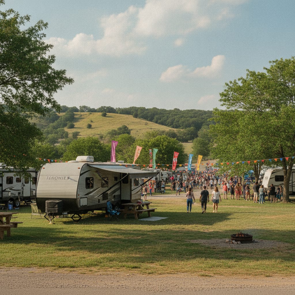 RV rental for Paseo Arts Festival near Warr Acres